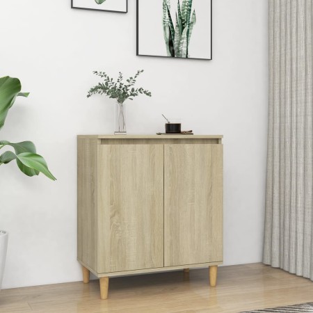 Sideboard mit Beinen aus Sonoma-Eichensperrholz, 60 x 35 x 70 cm von vidaXL, Sideboards - Ref: Foro24-806070, Preis: 66,25 €,...