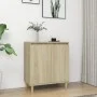Aparador con patas madera contrachapada roble Sonoma 60x35x70cm de vidaXL, Aparadores - Ref: Foro24-806070, Precio: 65,42 €, ...