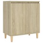 Sideboard mit Beinen aus Sonoma-Eichensperrholz, 60 x 35 x 70 cm von vidaXL, Sideboards - Ref: Foro24-806070, Preis: 66,25 €,...