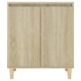Sideboard mit Beinen aus Sonoma-Eichensperrholz, 60 x 35 x 70 cm von vidaXL, Sideboards - Ref: Foro24-806070, Preis: 66,25 €,...