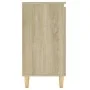 Aparador con patas madera contrachapada roble Sonoma 60x35x70cm de vidaXL, Aparadores - Ref: Foro24-806070, Precio: 65,42 €, ...