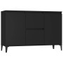 Black plywood sideboard 104x35x70 cm by vidaXL, Sideboards - Ref: Foro24-806113, Price: 93,69 €, Discount: %