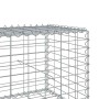 Cesta de gaviones con cubierta hierro galvanizado 700x50x50 cm