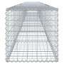 Cesta de gaviones con cubierta hierro galvanizado 800x50x50 cm