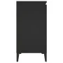Schwarzes Sperrholz-Sideboard 104x35x70 cm von vidaXL, Sideboards - Ref: Foro24-806113, Preis: 90,75 €, Rabatt: %