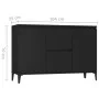 Schwarzes Sperrholz-Sideboard 104x35x70 cm von vidaXL, Sideboards - Ref: Foro24-806113, Preis: 90,75 €, Rabatt: %