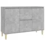 Concrete gray engineered wood sideboard 101x35x70 cm by vidaXL, Sideboards - Ref: Foro24-806107, Price: 86,42 €, Discount: %