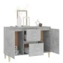 Concrete gray engineered wood sideboard 101x35x70 cm by vidaXL, Sideboards - Ref: Foro24-806107, Price: 86,42 €, Discount: %