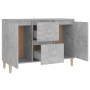 Aparador madera de ingeniería gris hormigón 101x35x70 cm de vidaXL, Aparadores - Ref: Foro24-806107, Precio: 92,94 €, Descuen...