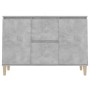 Aparador madera de ingeniería gris hormigón 101x35x70 cm de vidaXL, Aparadores - Ref: Foro24-806107, Precio: 92,94 €, Descuen...