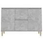 Concrete gray engineered wood sideboard 101x35x70 cm by vidaXL, Sideboards - Ref: Foro24-806107, Price: 86,42 €, Discount: %