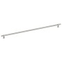 Tiradores para armarios 5 uds acero inoxidable plateado 480 mm