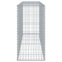 Cesta de gaviones con cubierta hierro galvanizado 200x50x100 cm