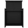 Schwarzer Nachttisch aus Sperrholz, 40 x 35 x 60 cm von vidaXL, Nachttische - Ref: Foro24-806177, Preis: 34,30 €, Rabatt: %