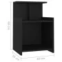 Schwarzer Nachttisch aus Sperrholz, 40 x 35 x 60 cm von vidaXL, Nachttische - Ref: Foro24-806177, Preis: 34,30 €, Rabatt: %
