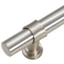 Tiradores para armarios 5 uds acero inoxidable plateado 480 mm