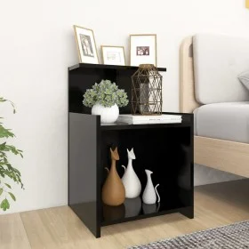Nachttische 2 Stück Sperrholz schwarz 40x35x60 cm von vidaXL, Nachttische - Ref: Foro24-806178, Preis: 53,65 €, Rabatt: %