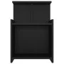 Mesitas de noche 2 uds madera contrachapada negro 40x35x60 cm de vidaXL, Mesitas de noche - Ref: Foro24-806178, Precio: 53,65...