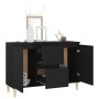 Aparador de madera ingeniería negro 101x35x70 cm de vidaXL, Aparadores - Ref: Foro24-806104, Precio: 91,39 €, Descuento: %