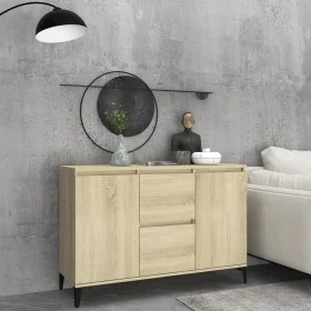 Sideboard aus Sonoma-Eichensperrholz, 104 x 35 x 70 cm von vidaXL, Sideboards - Ref: Foro24-806115, Preis: 96,44 €, Rabatt: %