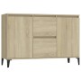 Aparador madera contrachapada color roble Sonoma 104x35x70 cm de vidaXL, Aparadores - Ref: Foro24-806115, Precio: 96,01 €, De...
