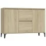 Aparador madera contrachapada color roble Sonoma 104x35x70 cm de vidaXL, Aparadores - Ref: Foro24-806115, Precio: 96,26 €, De...