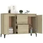 Aparador madera contrachapada color roble Sonoma 104x35x70 cm de vidaXL, Aparadores - Ref: Foro24-806115, Precio: 96,26 €, De...