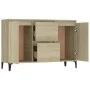 Aparador madera contrachapada color roble Sonoma 104x35x70 cm de vidaXL, Aparadores - Ref: Foro24-806115, Precio: 96,26 €, De...