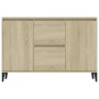 Aparador madera contrachapada color roble Sonoma 104x35x70 cm de vidaXL, Aparadores - Ref: Foro24-806115, Precio: 96,01 €, De...