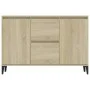 Aparador madera contrachapada color roble Sonoma 104x35x70 cm de vidaXL, Aparadores - Ref: Foro24-806115, Precio: 96,26 €, De...