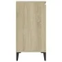 Aparador madera contrachapada color roble Sonoma 104x35x70 cm de vidaXL, Aparadores - Ref: Foro24-806115, Precio: 96,26 €, De...