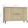 Aparador madera contrachapada color roble Sonoma 104x35x70 cm de vidaXL, Aparadores - Ref: Foro24-806115, Precio: 96,01 €, De...