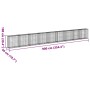 Cesta de gaviones con cubierta hierro galvanizado 900x50x100 cm