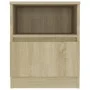 Nightstands 2 pcs Sonoma oak plywood 40x40x50 cm by vidaXL, Nightstands - Ref: Foro24-806164, Price: 62,50 €, Discount: %