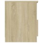 Mesitas de noche 2 uds contrachapada roble Sonoma 40x40x50 cm de vidaXL, Mesitas de noche - Ref: Foro24-806164, Precio: 63,03...