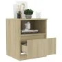 Nightstands 2 pcs Sonoma oak plywood 40x40x50 cm by vidaXL, Nightstands - Ref: Foro24-806164, Price: 62,50 €, Discount: %