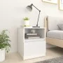 Weißer Nachttisch aus Sperrholz, 40 x 40 x 50 cm von vidaXL, Nachttische - Ref: Foro24-806157, Preis: 46,83 €, Rabatt: %