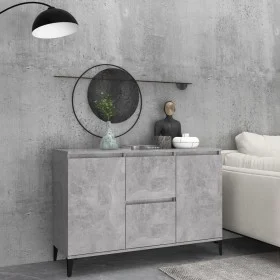 Betongraues Sperrholz-Sideboard 104x35x70 cm von vidaXL, Sideboards - Ref: Foro24-806116, Preis: 90,85 €, Rabatt: %