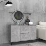 Concrete gray plywood sideboard 104x35x70 cm by vidaXL, Sideboards - Ref: Foro24-806116, Price: 96,59 €, Discount: %