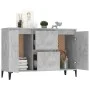 Concrete gray plywood sideboard 104x35x70 cm by vidaXL, Sideboards - Ref: Foro24-806116, Price: 90,85 €, Discount: %