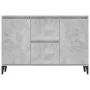 Concrete gray plywood sideboard 104x35x70 cm by vidaXL, Sideboards - Ref: Foro24-806116, Price: 90,85 €, Discount: %