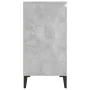 Concrete gray plywood sideboard 104x35x70 cm by vidaXL, Sideboards - Ref: Foro24-806116, Price: 90,85 €, Discount: %