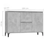 Concrete gray plywood sideboard 104x35x70 cm by vidaXL, Sideboards - Ref: Foro24-806116, Price: 90,85 €, Discount: %