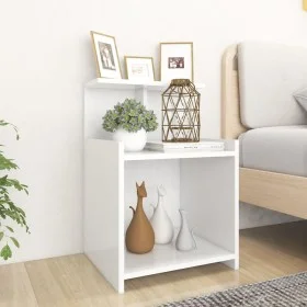 Nachttische 2 Stück aus weißem Sperrholz 40x35x60 cm von vidaXL, Nachttische - Ref: Foro24-806176, Preis: 52,28 €, Rabatt: %