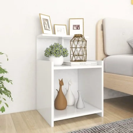 Nachttische 2 Stück aus weißem Sperrholz 40x35x60 cm von vidaXL, Nachttische - Ref: Foro24-806176, Preis: 52,47 €, Rabatt: %
