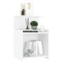 Nachttische 2 Stück aus weißem Sperrholz 40x35x60 cm von vidaXL, Nachttische - Ref: Foro24-806176, Preis: 52,47 €, Rabatt: %
