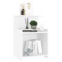 Nachttische 2 Stück aus weißem Sperrholz 40x35x60 cm von vidaXL, Nachttische - Ref: Foro24-806176, Preis: 53,09 €, Rabatt: %