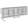 Cesta de gaviones con cubierta hierro galvanizado 500x50x150 cm
