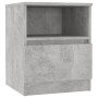 Nachttische 2 Stück betongraues Sperrholz 40x40x50 cm von vidaXL, Nachttische - Ref: Foro24-806166, Preis: 61,42 €, Rabatt: %