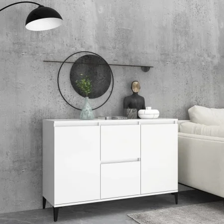 Sideboard aus weißem Sperrholz 104x35x70 cm von vidaXL, Sideboards - Ref: Foro24-806112, Preis: 102,63 €, Rabatt: %